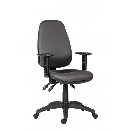 Работен стол Antares 1540 ASYN BR16, дамаска D5, сив
