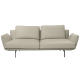 Кожен диван - тройка GRAM LUX - бежов