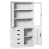 Метален шкаф Carmen CR-1278 J - сив Метален шкаф Carmen CR-1278 J - сив