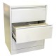 Метален двоен кардекс SZK 202 - RAL 7035 Light grey - Malow
