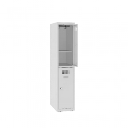Детски метален училищен гардероб с рафт MSus 312 S
