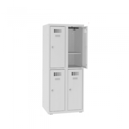 Детски метален училищен гардероб с рафт MSus 322 S
