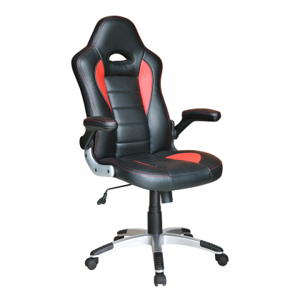 ГЕЙМЪРСКИ СТОЛ FORM - FORM BLACK RED